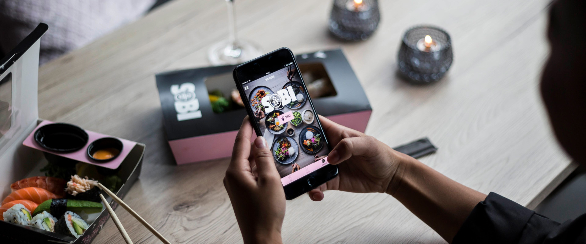 Beställning via app Sobi